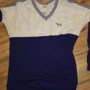 Womens Long Sleeve Victoria Secret Pink shirt